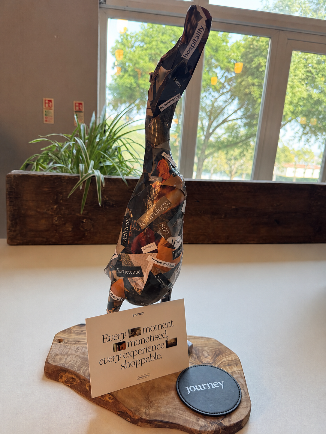Dug, decorated duck by Journey