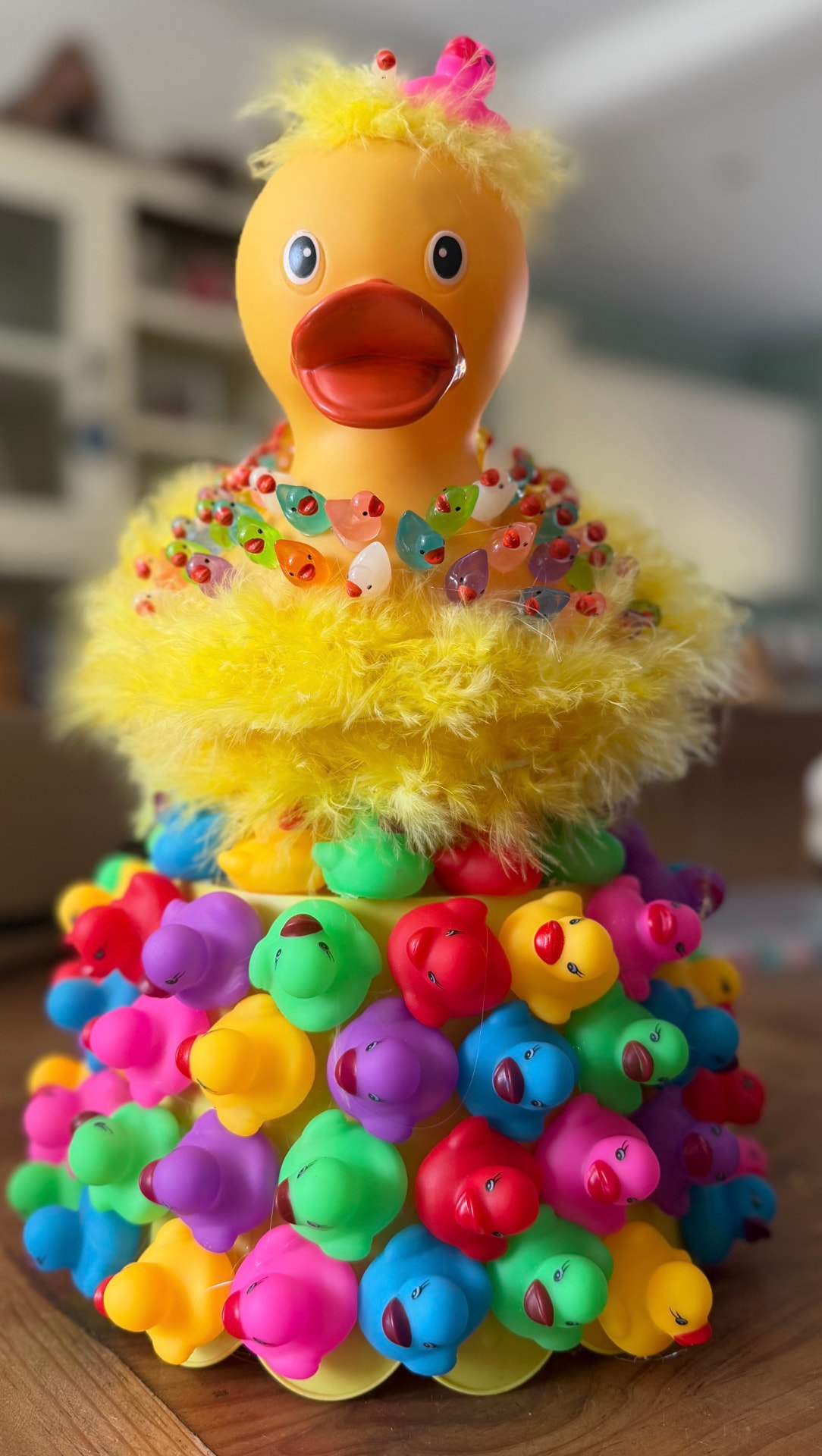 Chuck the Chamwell Duck, decorated duck by The Chamwell Centre Charity