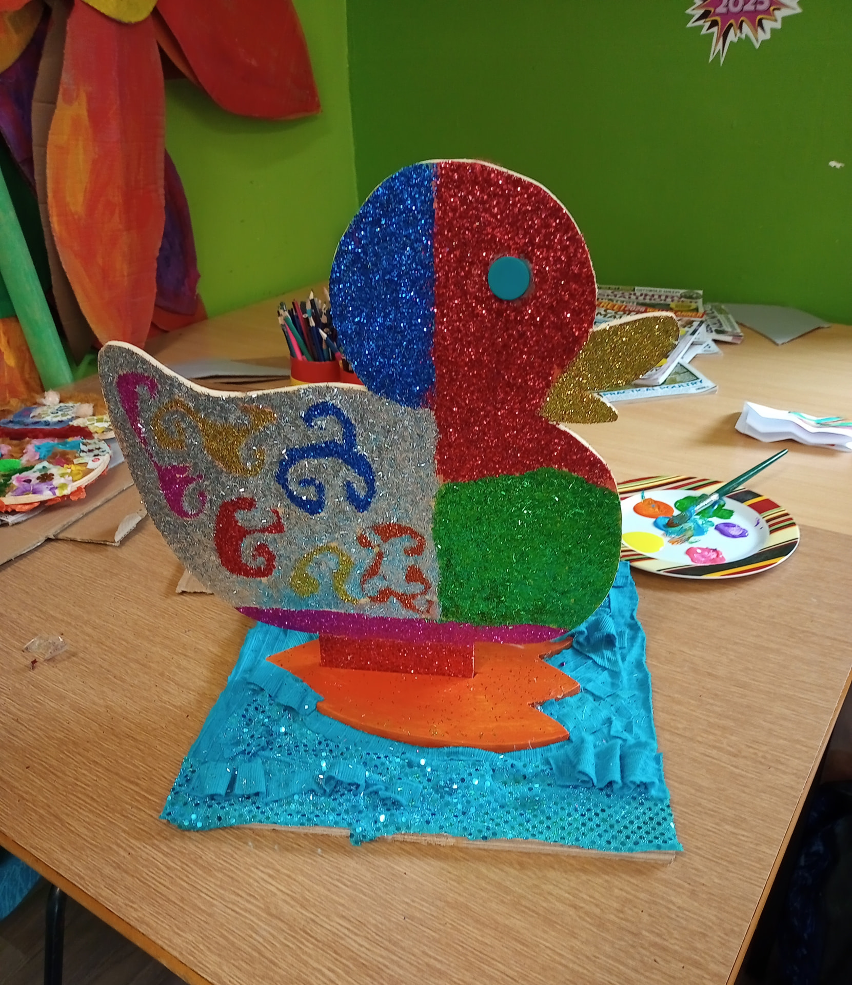 Jim the Duck, decorated duck by Orchard Trust