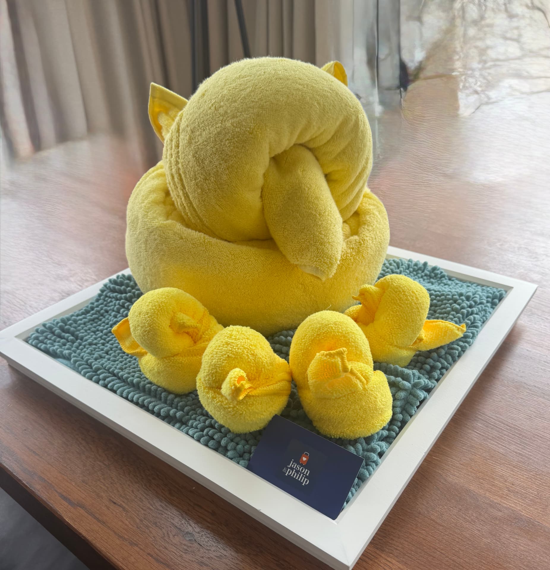 Five-Star Feathers, decorated duck by Jason & Philip Serviced Accommodation