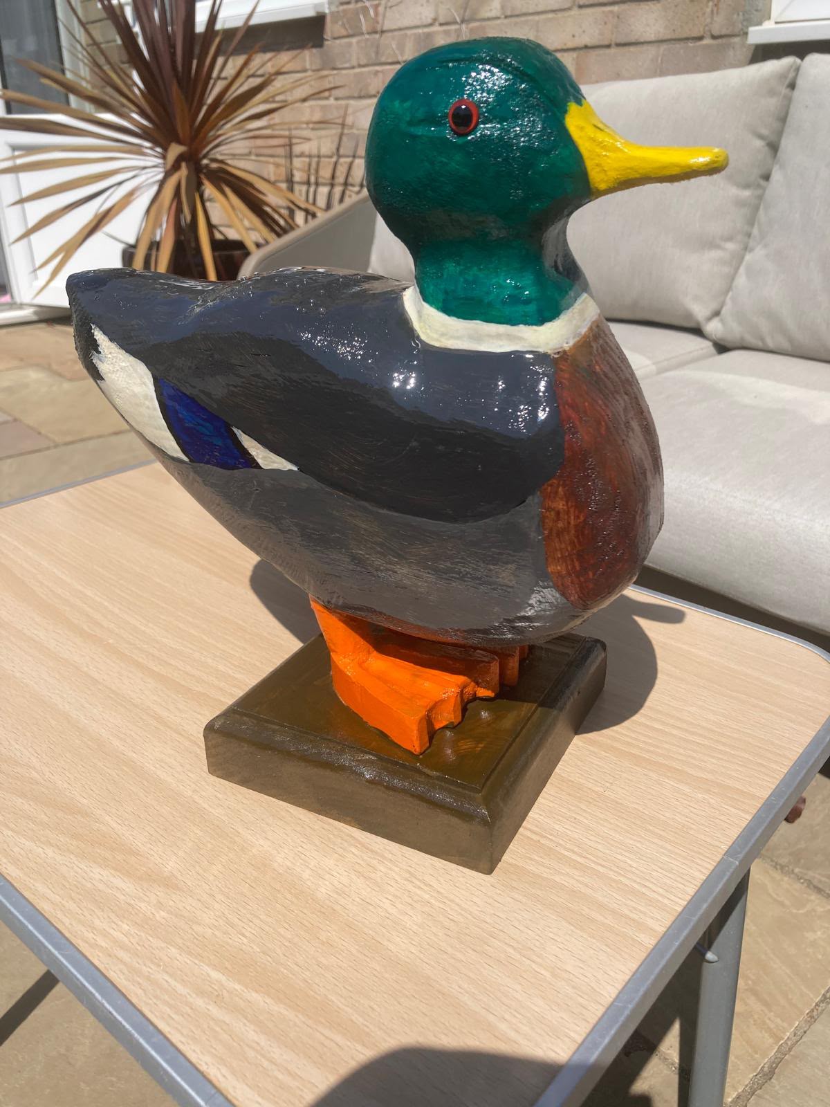 Flapjack, decorated duck by Severnview Home Improvements